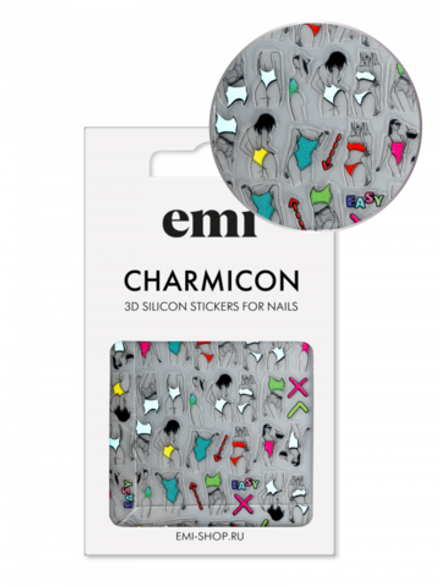 Charmicon 3D Silicone Stickers №208 Easy-breezy