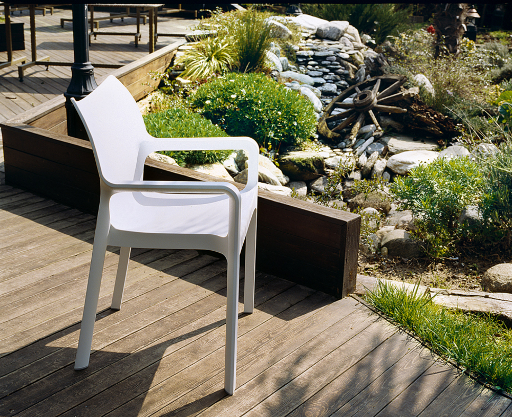 Кресло пластиковое Siesta Contract Diva, белый