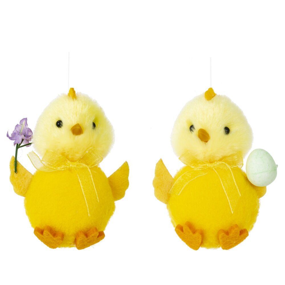 GAEM Изделие декоративное подвесное "Цыпленок" (блок 6шт), L6 W3 H7 см, 2в.