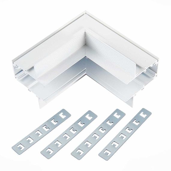 Внутренний угол-соединитель для встраиваемого магнитного шинопровода ST Luce SKYLINE 48 ST1007.549.12