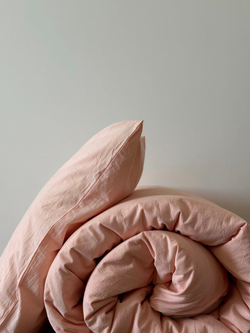 КПБ 2 сп с простыней на рез. 180х200 ВАРЕНЫЙ ХЛОПОК "Персик"