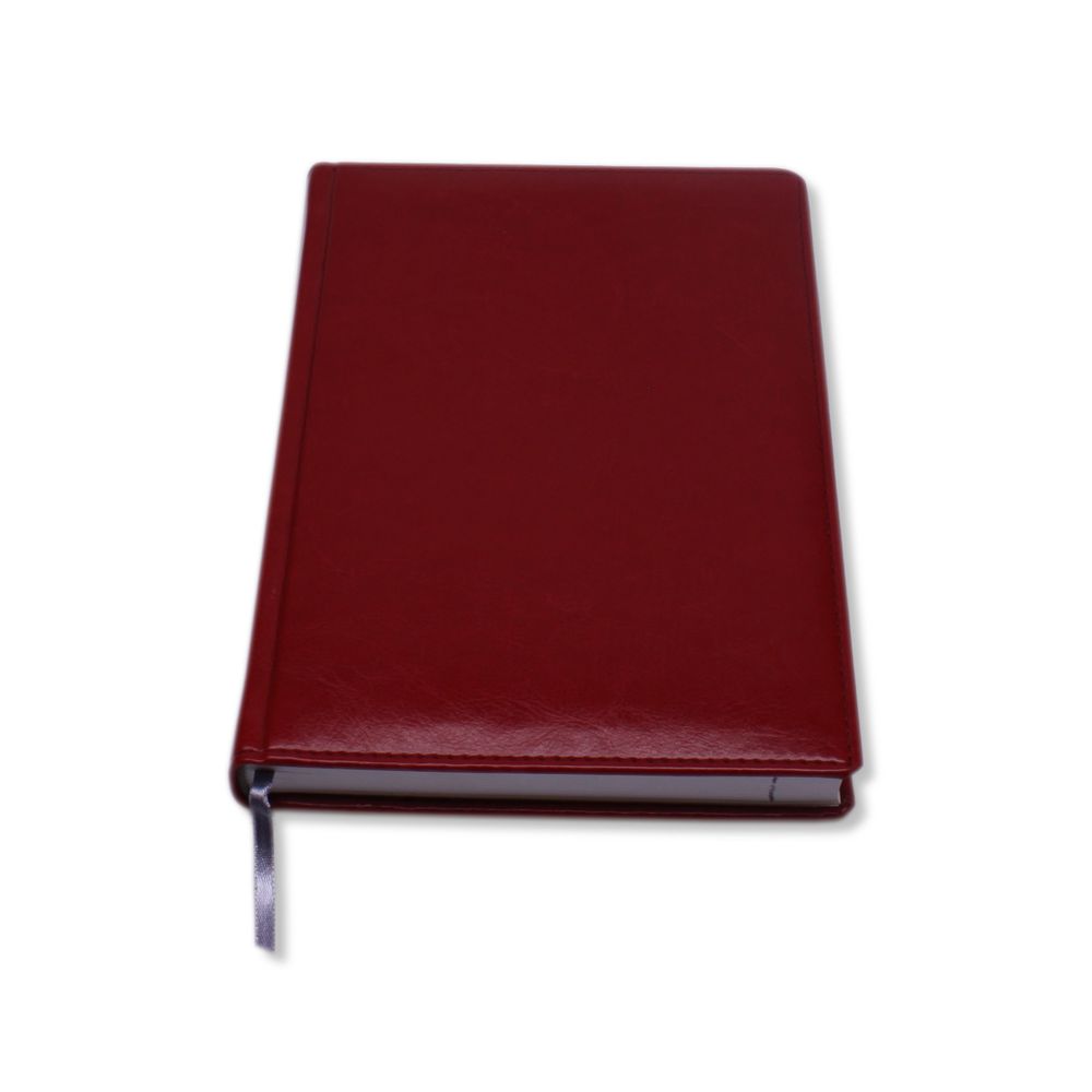 Ежедневник Lediberg Nebraska белый блок Красный