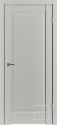 Межкомнатная дверь  VFD (ВФД) ER1 ДГ Emalex Taupe (серый с коричневым оттенком матовый, без текстуры)