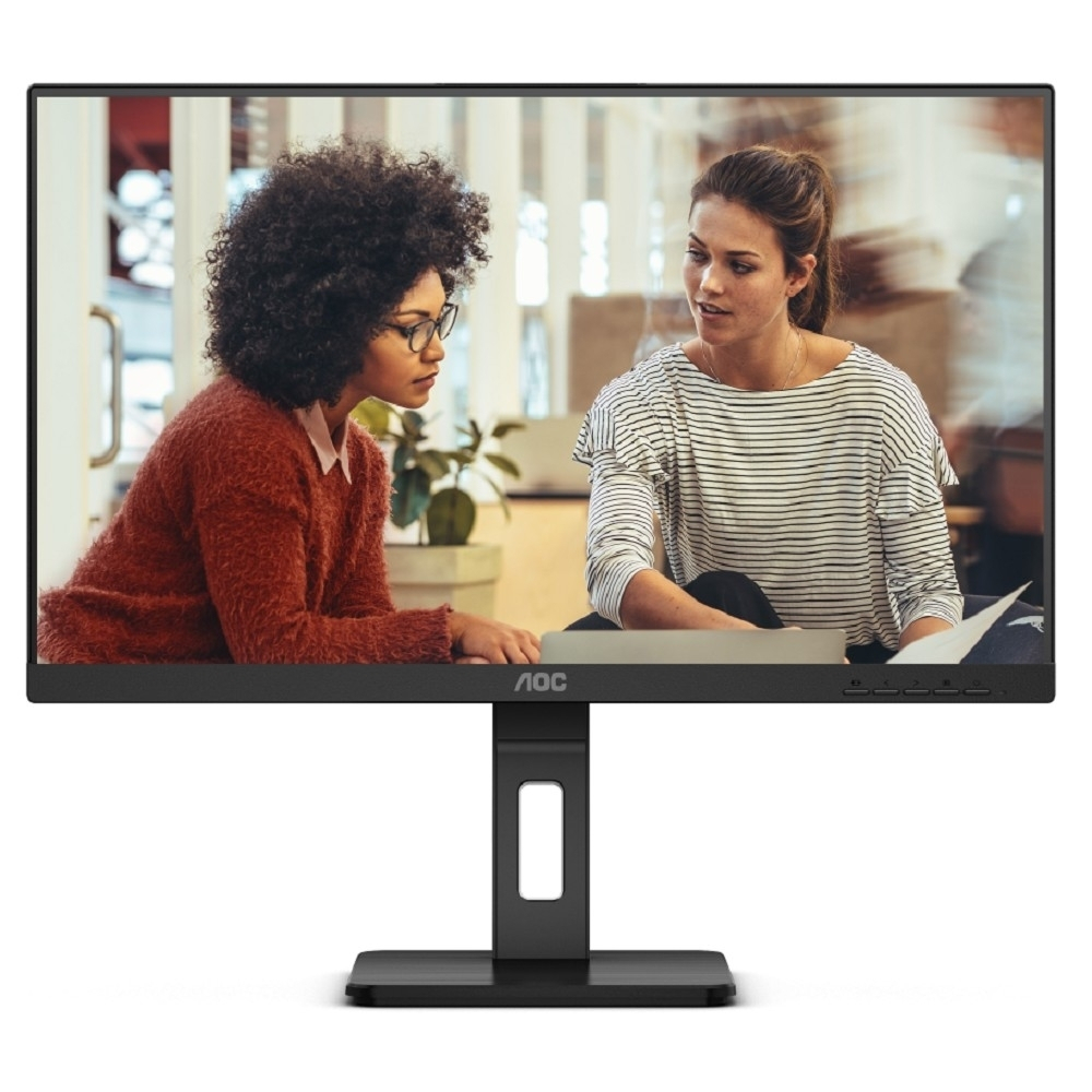 Монитор LCD AOC 23.8" 24E3QAF (IPS 1920x1080 100Hz 4ms 300cd D-Sub HDMI DisplayPort 2x2W Pivot)