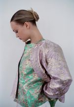 Oriental purple jacket