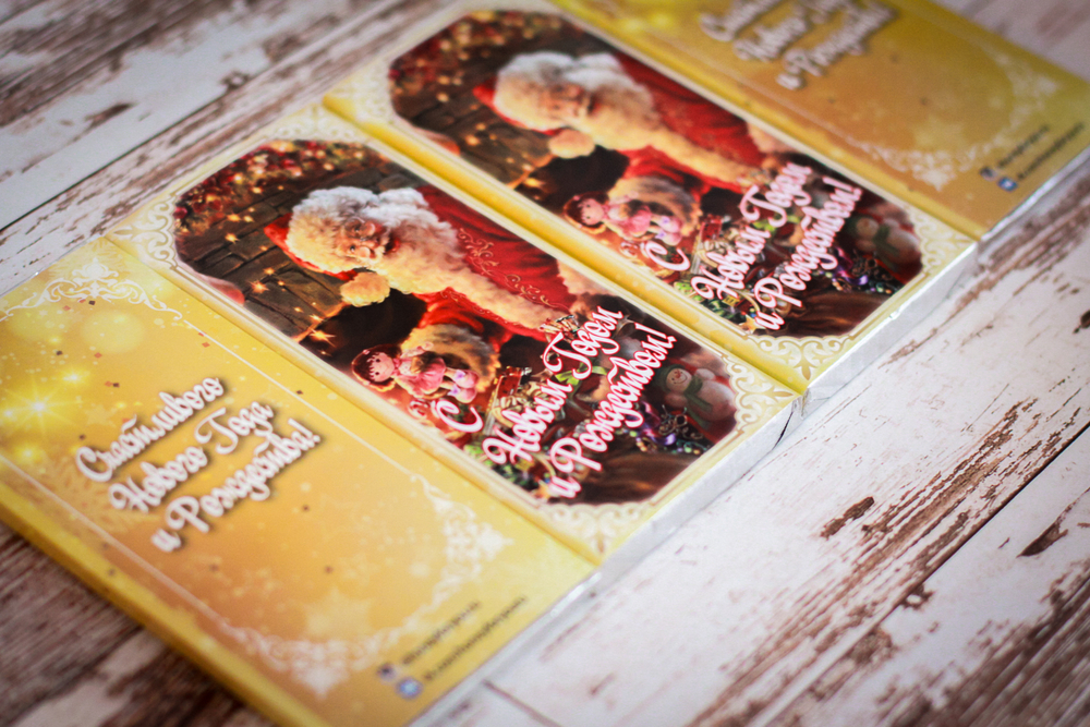 Медовый подарочный новогодний набор HoneyForYou в коробке с прозрачным верхом