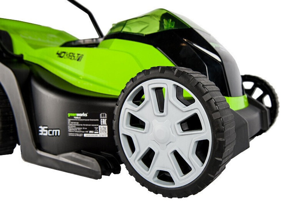 Газонокосилка аккумуляторная Greenworks G40LM35 без аккумулятора и зарядного устройства