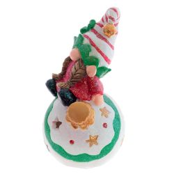 GAEM Фигурка декоративная "Гном" с подсветкой (LR44 2 шт), L10 W9 H18 см, 2в.