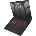 Ноутбук Asus TUF Gaming A17 FA707NUG-HX182 Ryzen 7 7445HS 16Gb SSD512Gb NVIDIA GeForce RTX4050 6Gb 17.3" IPS FHD (1920x1080) без ОС grey WiFi BT Cam (90NR0EF5-M00AX0)
