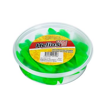 Виброхвост несъедоб. Chubby 3,55'/9 см Electric green 20шт. (HS-4-007-N-20) Helios