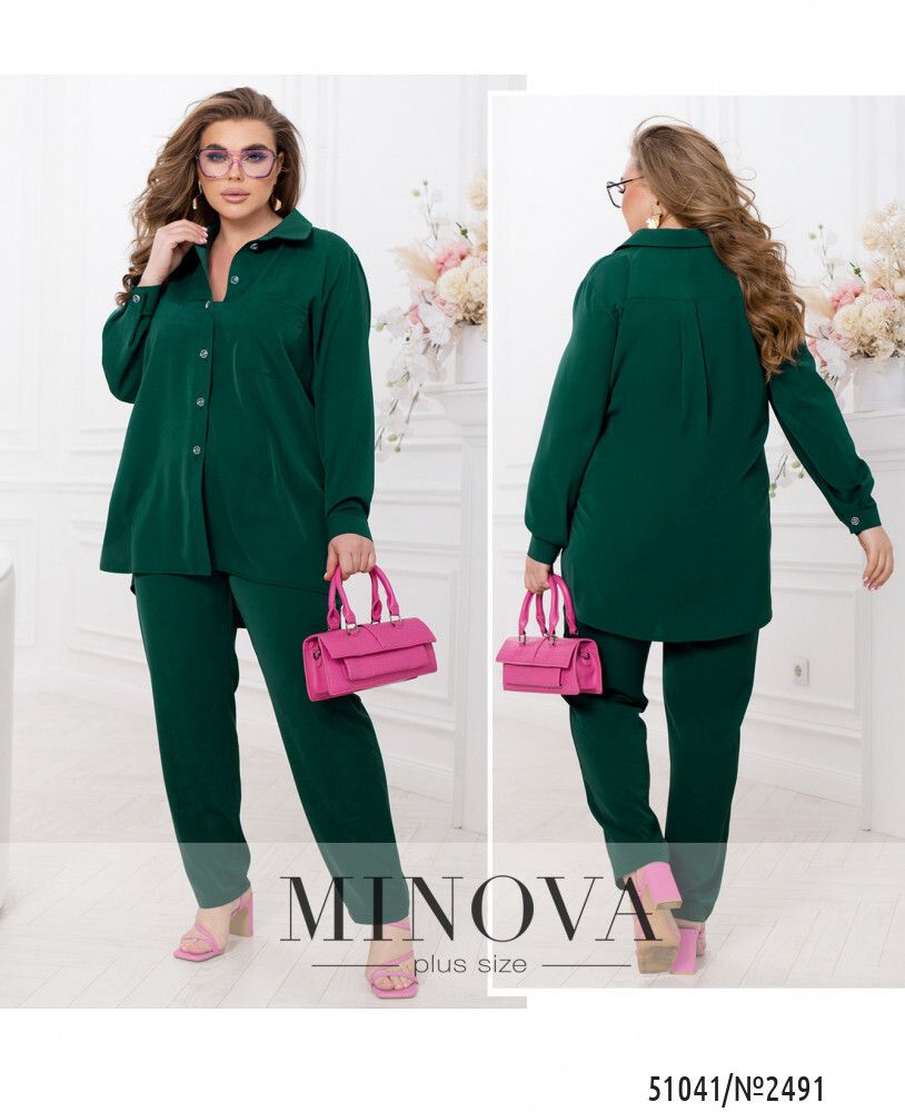 Костюм 2491-зеленый Minova