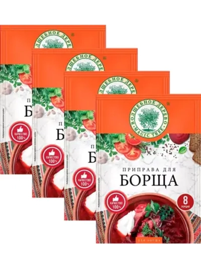 Приправа для борща с морской солью 30г х 4 шт