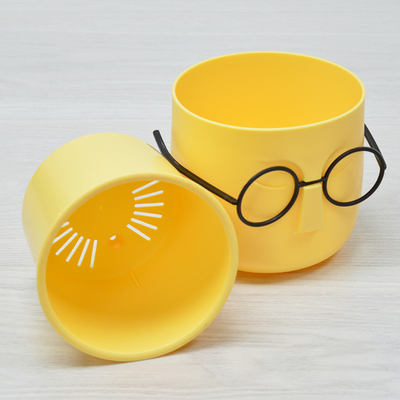 Кашпо Стив 0,65л 11,5см со вставкой (банановый)