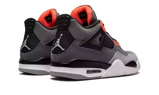 Кроссовки Nike Air Jordan 4 "Infrared" с мехом