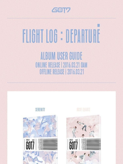 Альбом GOT7 - FLIGHT LOG : DEPARTURE 5th Mini Album 2 Version SET