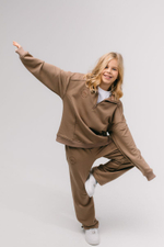 Джоггеры с вышивкой BEIGE