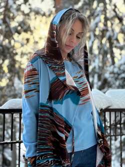 Мантия + Майка /лазурь