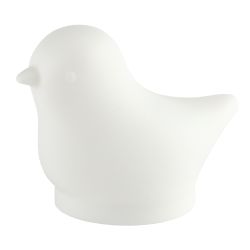 Ночник - светильник светодиодный ЭРА NLED-412-1W-W на батарейках или от USB мягкий силиконовый белый | Ночники