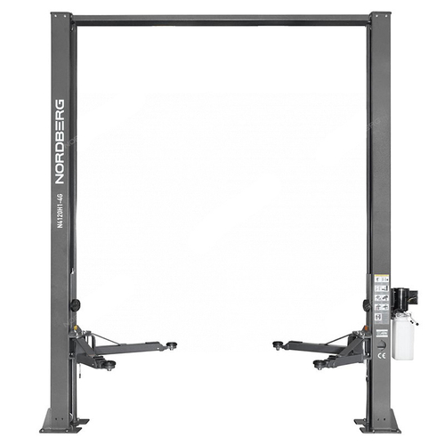 NORDBERG (N4120H1-4G_3+2_380) Подъемник 2х стоечный 4 т, верхняя синхронизация, H=4 м, 380 В, серый