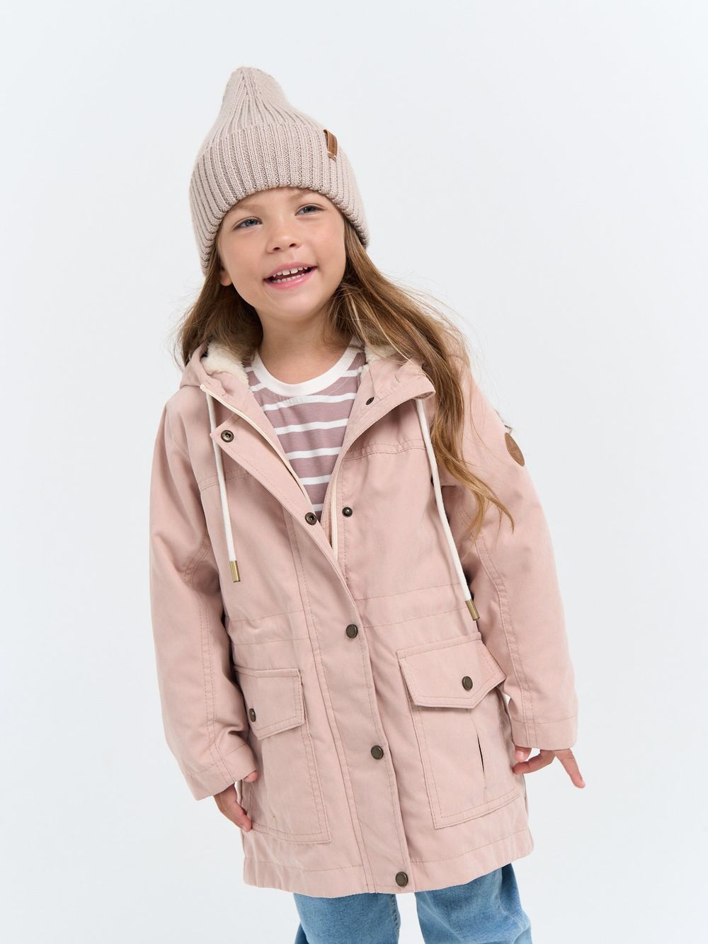 Парка демисезонная на меху "Пралине"