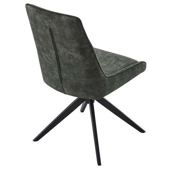 Крутящийся темно-зеленый стул Gem | Купить в Hallberg.ru