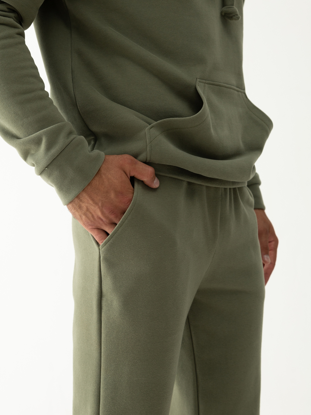 Костюм мужской спортивный (без начеса). Олива