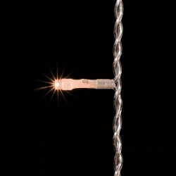 Светодиодный занавес 2*3 м., 600 экстра теплых белых LED ламп, прозрачный провод ПВХ, LTC (PCL602-10-2EWW)