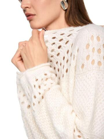 Marc Cain Свитер крупной вязки с добавлением шерсти альпаки