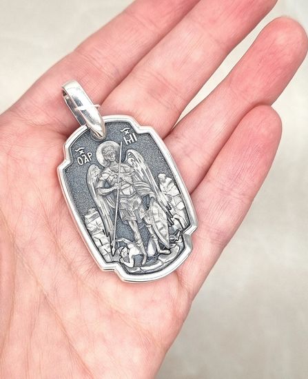 Подвес мужской: Спаситель и Архангел Михаил