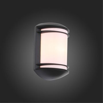 Светильник уличный настенный 1*E27 SL076.401.01 чёрный/белый Agio ST-Luce