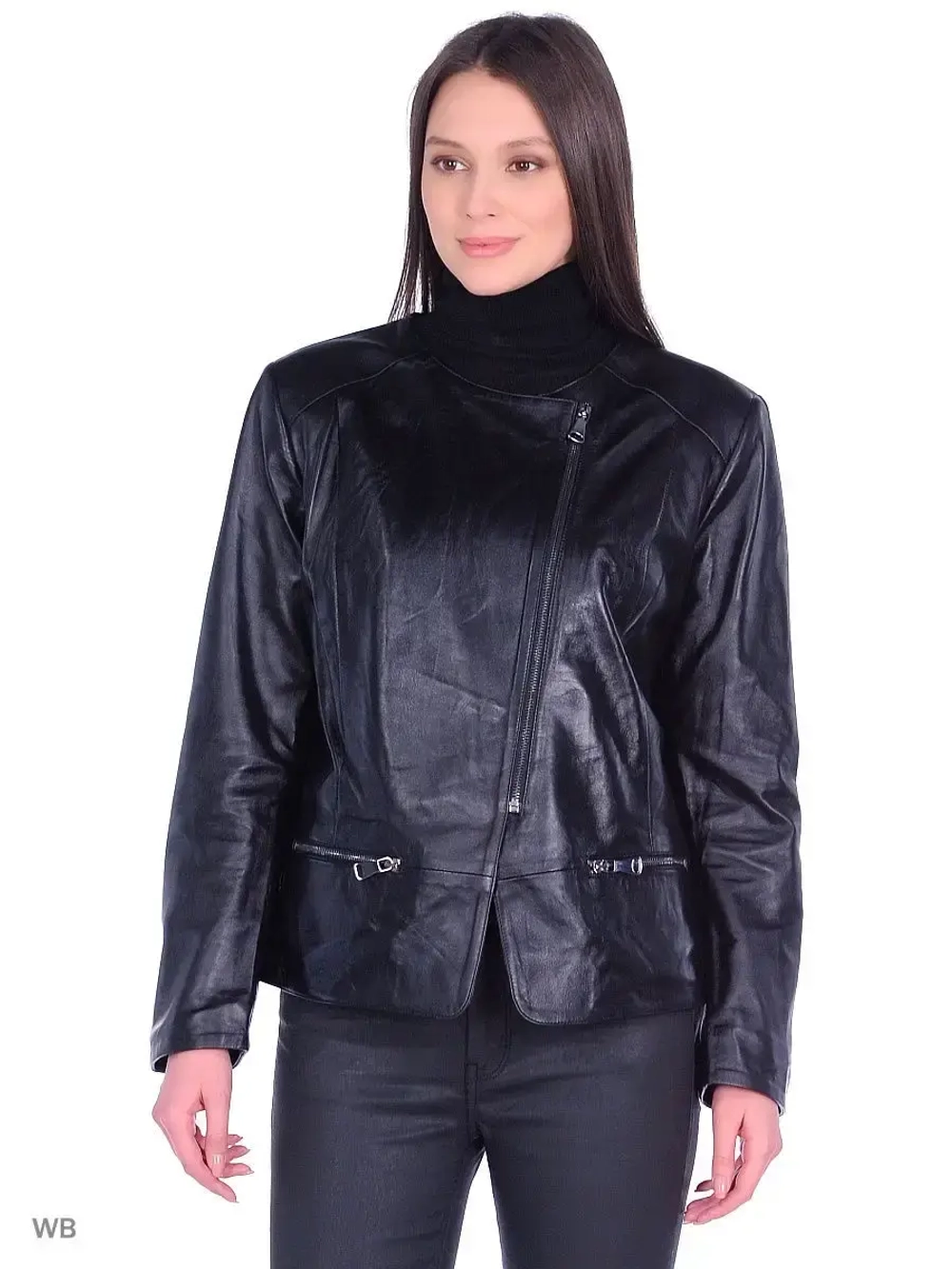 Косуха женская натуральная кожаная