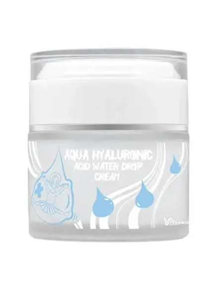 ELIZAVECCA - КРЕМ ДЛЯ ЛИЦА С ГИАЛУРОНОВОЙ КИСЛОТОЙ AQUA HYALURONIC ACID WATER DROP CREAM, 50 ML
