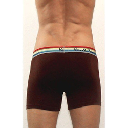 Мужские трусы боксеры завышенные коричневые Paul Smith Brown