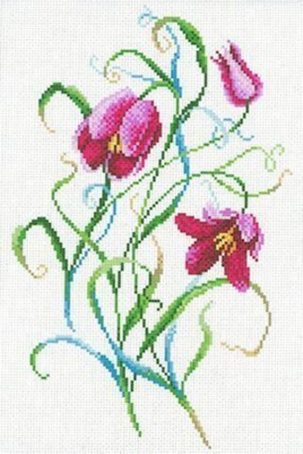 Рисунок-схема на канве для вышивания крестом "Благоухающий рябчик", 40 х 30 см / 30 х 20 см (Россия)