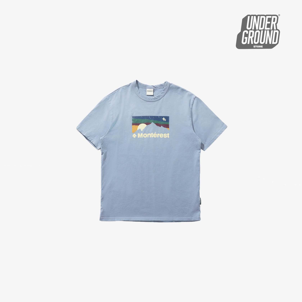 Футболка Nothomme Monterest Vintage голубой