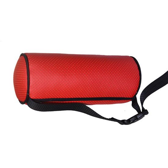 Автомобильная подушка "Валик" под шею из экокожи