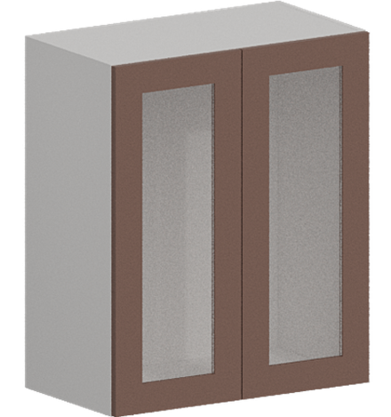 Кухня Модуль ШВС 600 Белый / Пудрово-розовый