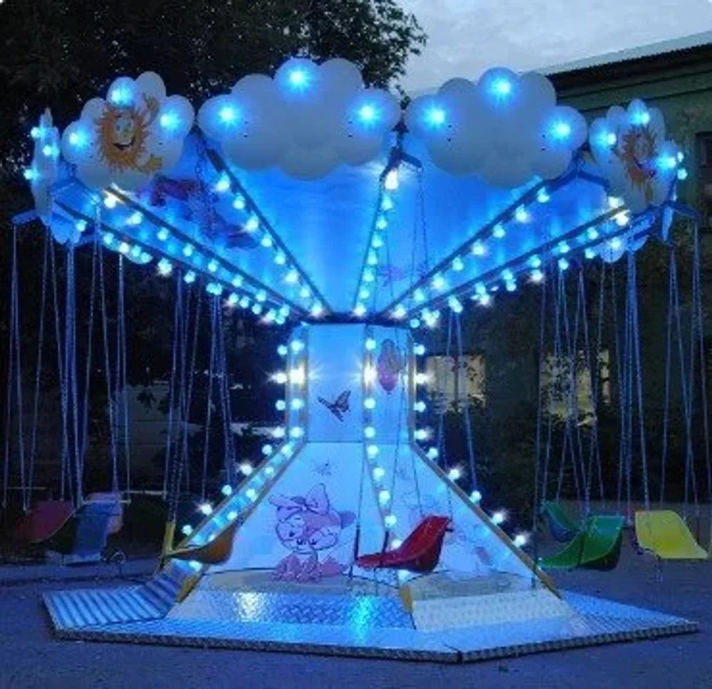 Цепочная Карусель Ветерок 4 грузоподъемность 50 кг/место