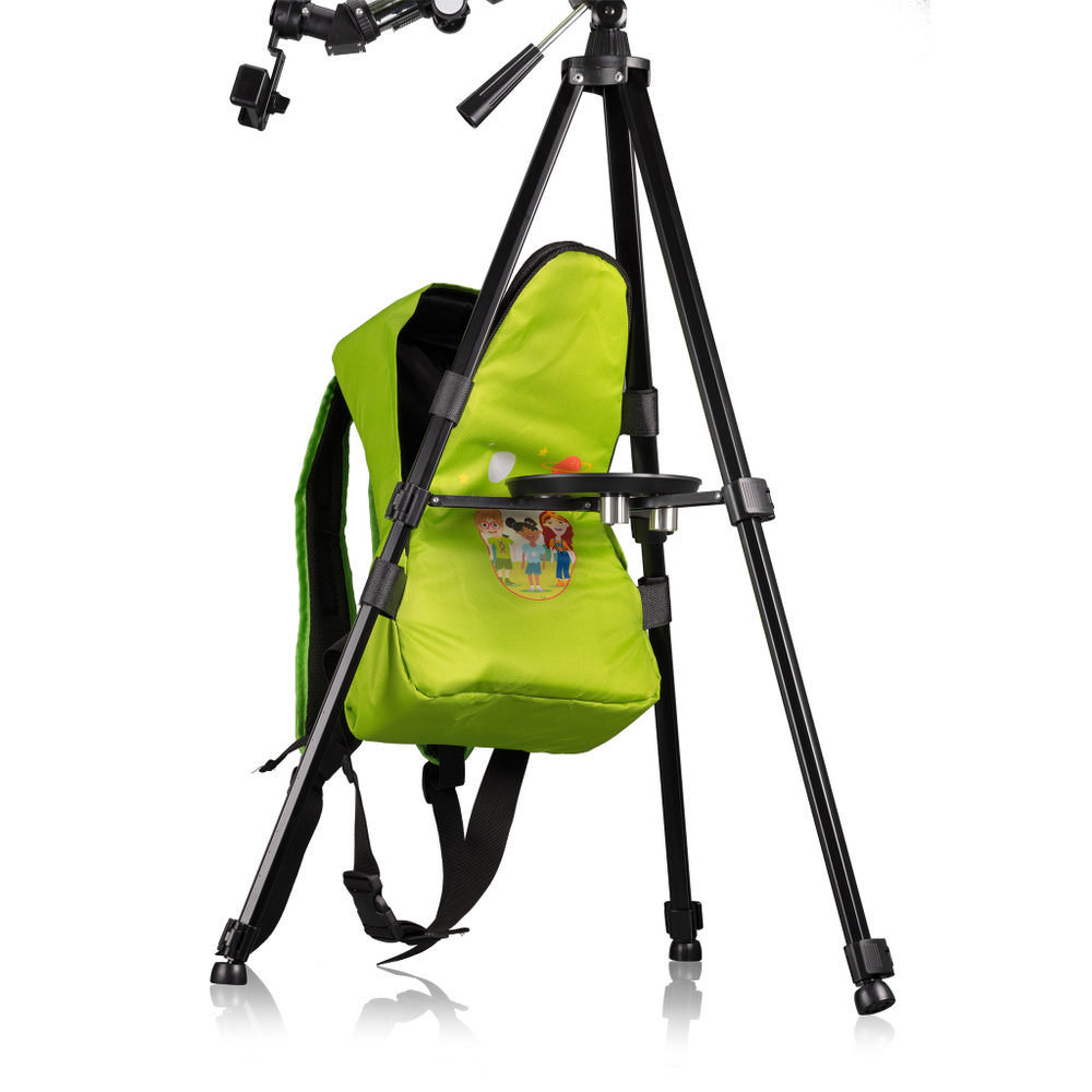 Телескоп BRESSER JUNIOR 70/400 в зеленом рюкзаке