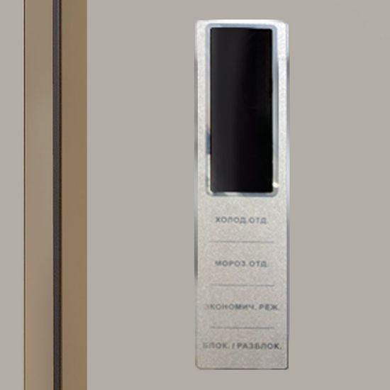 Холодильник Ginzzu NFK-580 Gold glass