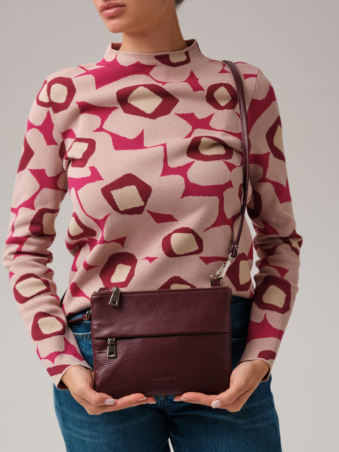 Сумка кросс-боди Deboro 3017 бордо