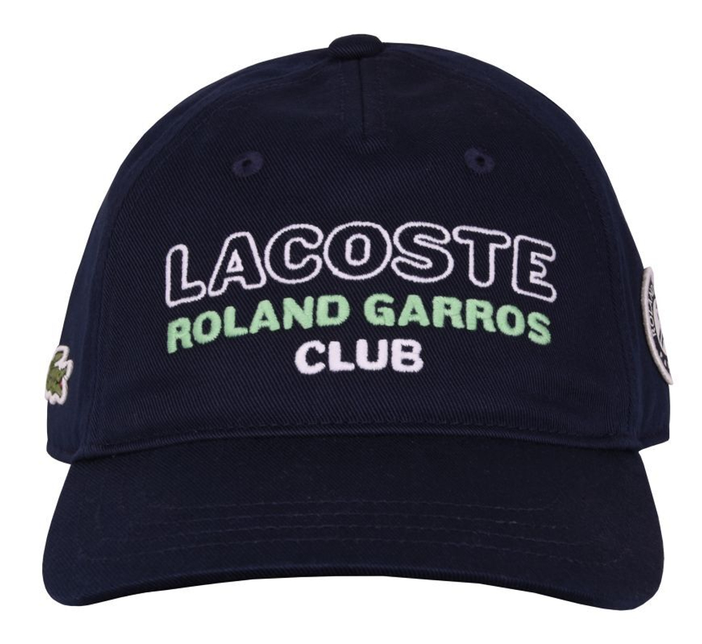 Теннисная кепка Lacoste Sport Roland Garros Club - небесный