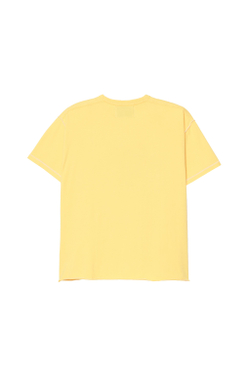 ZARA X BENITO ANTONIO ФУТБОЛКА С ЭФФЕКТОМ ПОТЕРТОСТЕЙ, ЖЕЛТЫЙ