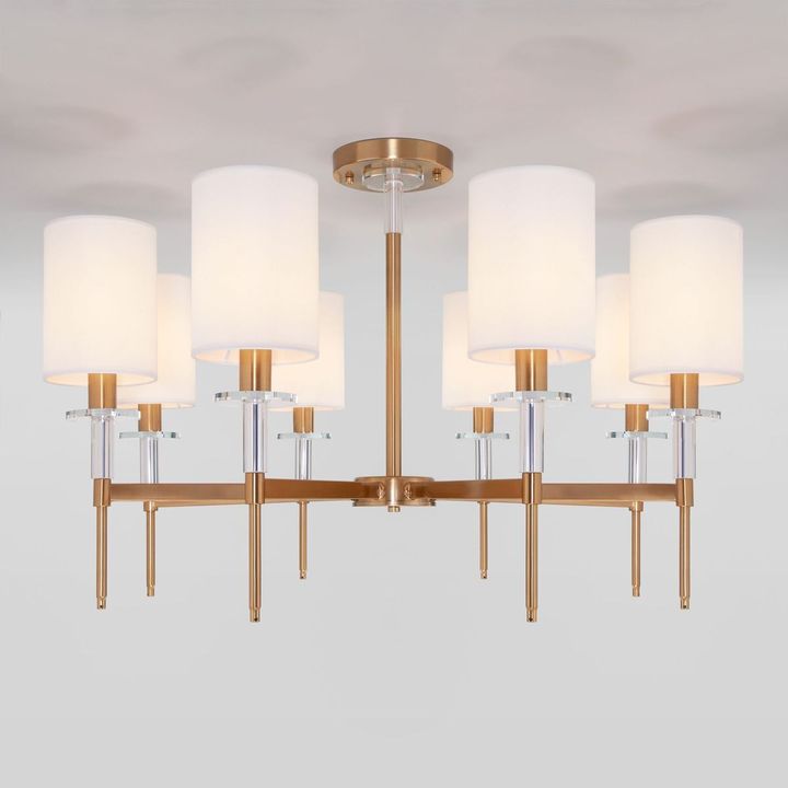 Подвесная люстра Eurosvet Brielle 60132/8 латунь