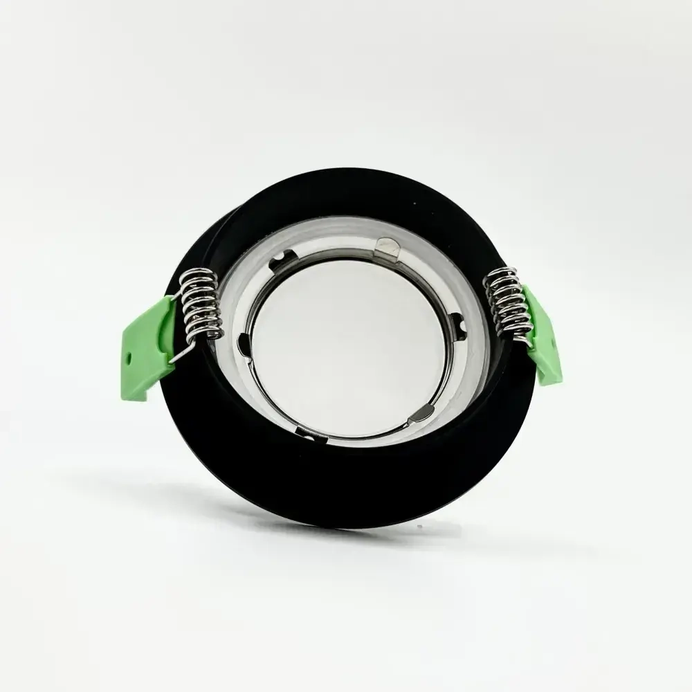 Светильник точечный встраиваемый Deko Lamp GU 5.3, спот светодиодный потолочный, черный.