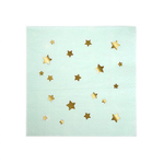 Салфетки цветные маленькие "Jazzy Star" 16шт