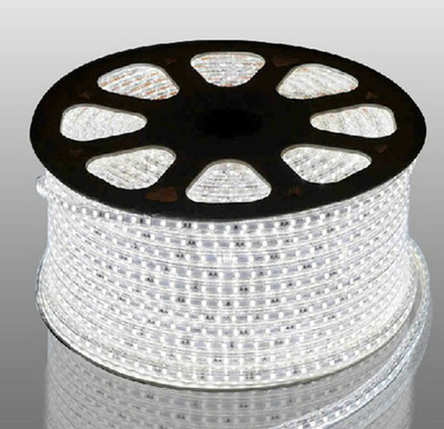 Светодиодная лента SMD5050/60, 220V влагозащищенная. Белая.