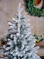 Заснеженная елка «Bourget» Бурже (Литая+пвх) 150 см / 1,5 м