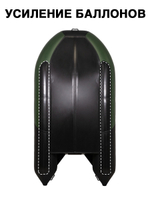 Ривьера Максима 3600 СК комби зеленый-черный (лодка ПВХ)