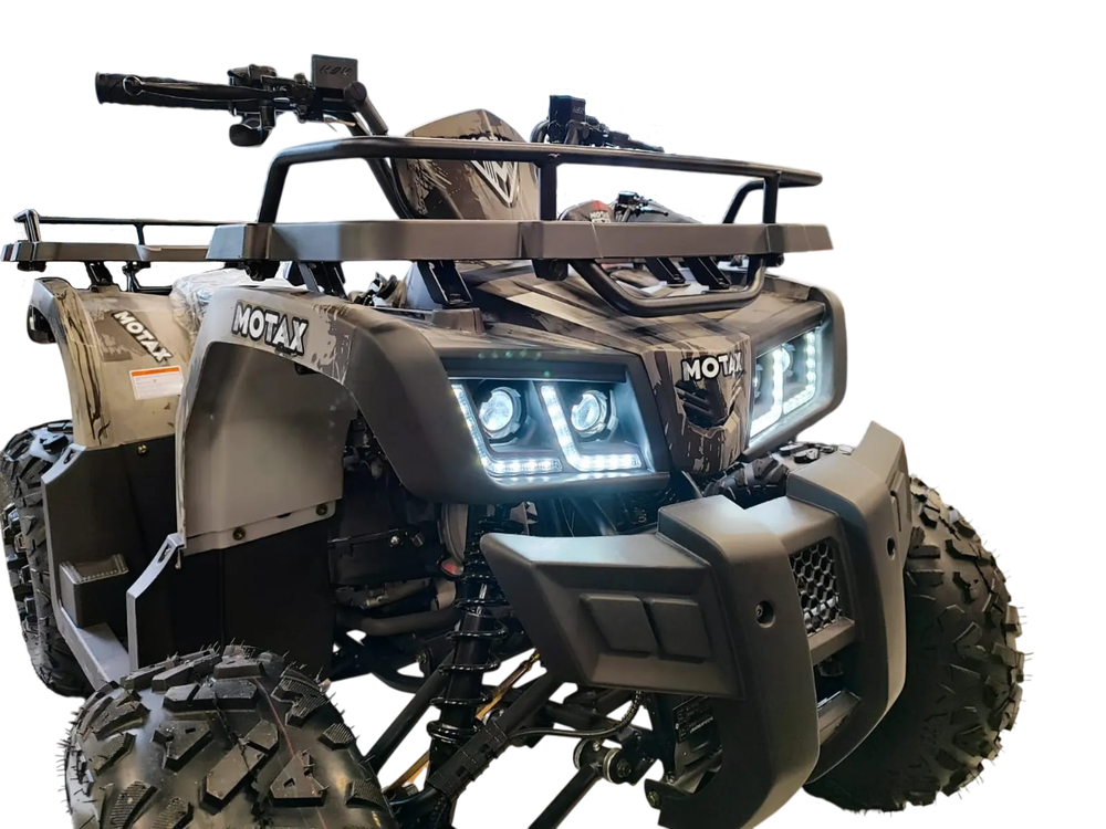 Квадроцикл MOTAX GRIZLIK T200 черный-коричневый камуфляж
